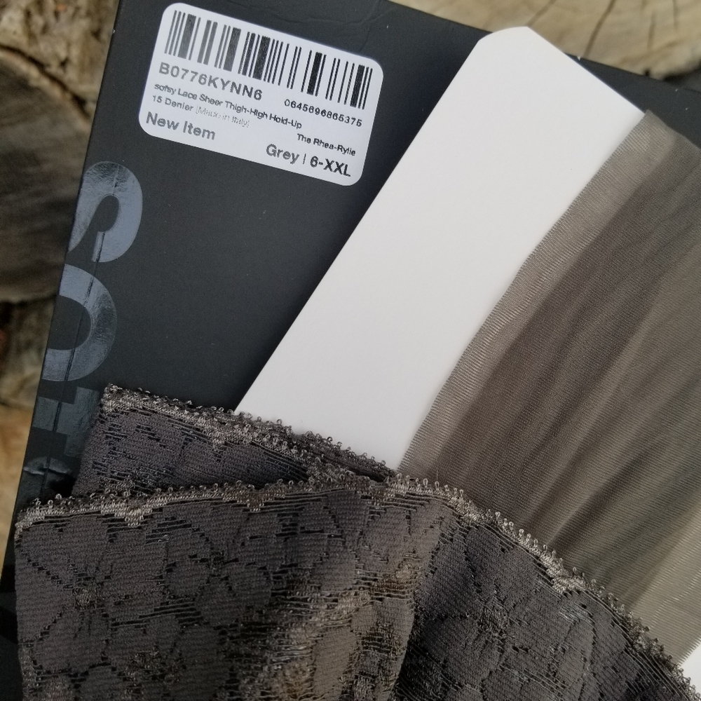 Sofsy Lace Sheer thigh high